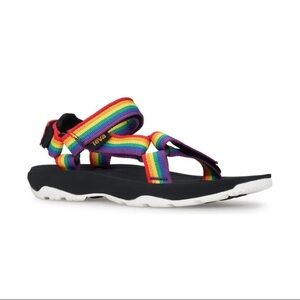 Teva Hurricane XLT2 Rainbow Kids Strap Sandals-Size 4